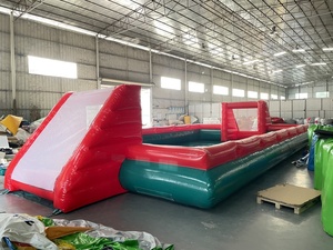 EASYFUN Grand équipement d'amusement gonflable d'extérieur <span class=keywords><strong>Cage</strong></span> <span class=keywords><strong>de</strong></span> Panna gonflable Terrain <span class=keywords><strong>de</strong></span> football à louer - Product Image 4