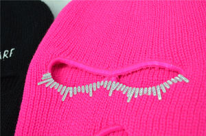 <span class=keywords><strong>Masque</strong></span> de ski <span class=keywords><strong>en</strong></span> tricot vert fluorescent à 3 trous, style Y2K, réglable, balaclava, <span class=keywords><strong>masque</strong></span> intégral pour le ski et le cyclisme - Product Image 2