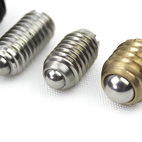 Pin Plunger Pegas Kekuatan Tinggi dengan Soket Berlubang, Plunger Pegas Ujung Bola, Plunger Bola Baja Tahan Karat 440c, M8 M10 M12