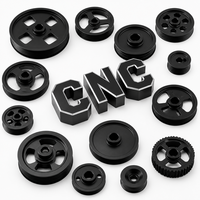 Pièces usinées CNC sur mesure, poulie en aluminium anodisé, composants de précision non standard, service de tournage et de fraisage CNC