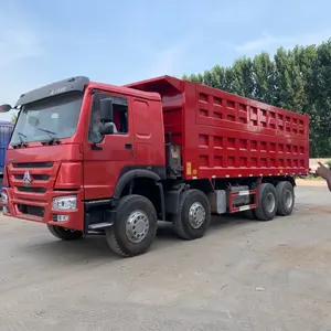 中国重汽 Howo 6x4 10 轮胎砂运输二手自卸卡车出售
