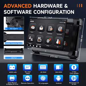 Herramienta de escáner de todos los sistemas de compra directa X7HD 12V 24V ANCEL X7 HD OBD2 herramientas de diagnóstico de camiones pesados para maquinaria Deasl - Product Image 5