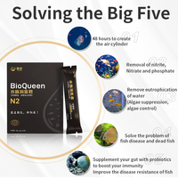 BQ N2 probiotiques système d'aquarium eau douce et eau de mer pour l'élimination des nitrates de nitrite poissons d'ornement bactéries dénitrifiantes