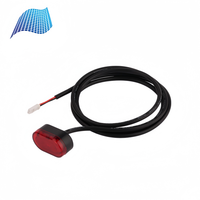 Feux arrière LED universels à haute luminosité, feux arrière LED rouges pour voitures, camions, motos, standard 12V