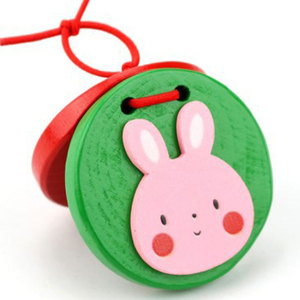 Castagnettes d'animaux colorées, instrument de percussion en bois pour enfants, jouet d'éducation musicale de 4 à 6 ans - Product Image 4