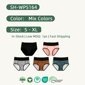 Shanhao Pronto per la Spedizione, <span class=keywords><strong>Intimo</strong></span> Femminile Taglie Forti, Mutande in Cotone a Vita Alta con Stampa Leopardata, Culotte Femme - Product Image 2