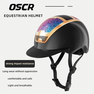 Mũ bảo hiểm cưỡi ngựa OSCR có logo tùy chỉnh, chất liệu ABS, thiết kế mới, bảo vệ an toàn, vừa vặn thoải mái - Product Image 3