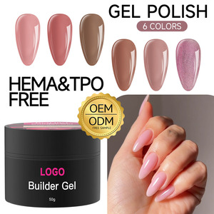 Top Ranking OEM 50g Hard Gel Nail <b>Builder</b> Extension Gel White Pink Professional UV Gel Nail Construction <b>Builder</b> Gel Nail Polish - Product Image 1