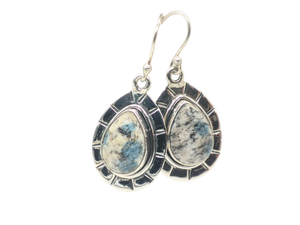 Pendientes de Plata de Ley 925 con Piedra Natural K2, Hechos a Mano, Joyería de Diseño para Mujer, Venta al por Mayor, Estilo Boho Étnico, Pendientes de Cristal - Product Image 5