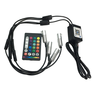 Iluminación Ambiental Interior para Auto, Luz LED <span class=keywords><strong>de</strong></span> <span class=keywords><strong>Fibra</strong></span> Óptica, Control por Aplicación Móvil, Lámpara Decorativa con Clasificación IP68, Regulable, 12V, 2 Años <span class=keywords><strong>de</strong></span> Garantía - Product Image 1