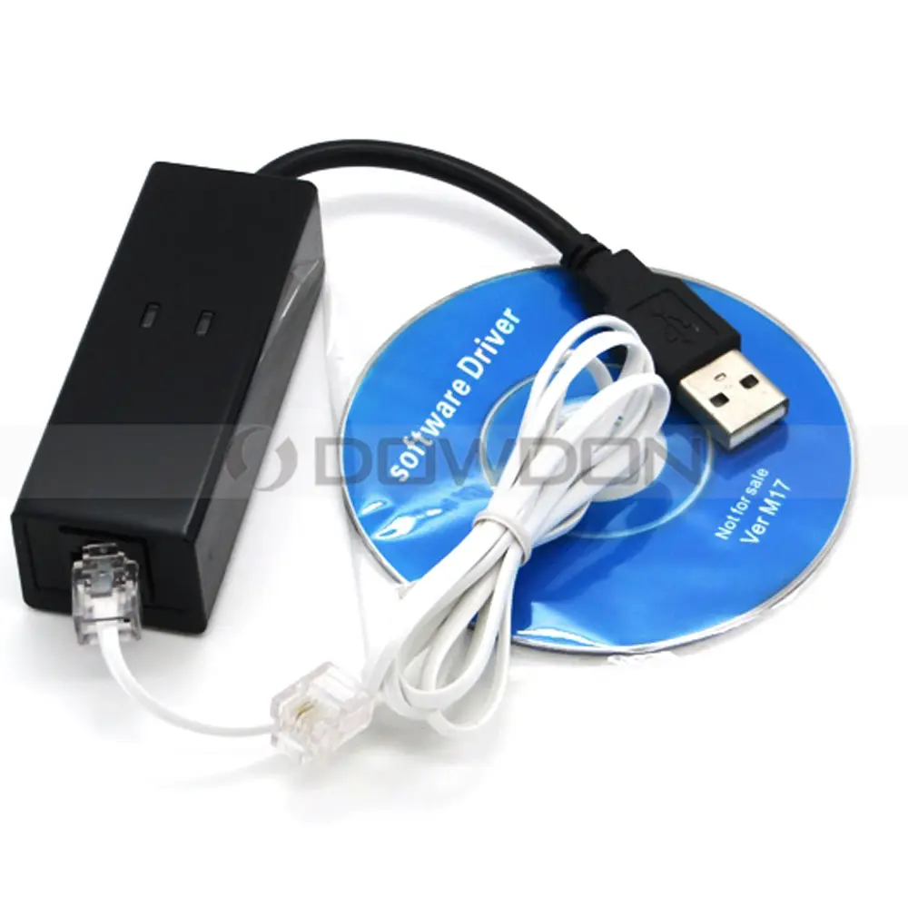 External USB 56K USB Fax Modem Supports 10 / 8 / 7 / XP / Vista