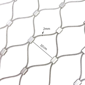 Stainless Steel <b>Wire</b> Rope Used for Zoo Fence <b>Mesh</b>, Stainless Steel Flexible Cable <b>Mesh</b> - Product Image 2
