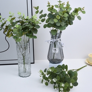 <span class=keywords><strong>Bouquet</strong></span> d'eucalyptus artificiel luxuriant 2026, 16 tiges, feuillage réaliste en tissu pour décoration intérieure moderne et accent <span class=keywords><strong>de</strong></span> verdure pour mariage - Product Image 6