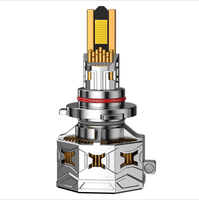 Ampoule de phare LED 150W pour voiture, phares LED super lumineux 15000LM H4, phares avant de voiture, système d'éclairage automobile
