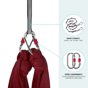 Aérien Fly Yoga <span class=keywords><strong>Hamac</strong></span> Balançoire Anti Gravité Suspendue 210t Nylon Soie Spinning pour Yoga Pilates Exercice Workout Swing Strap Soft - Product Image 2