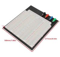 2390 trous planche à pain sans soudure Circuit sans soudure carte de Test 2390 points d'attache 4 poteaux de liaison PCB Protoboard kit de bricolage accessoire