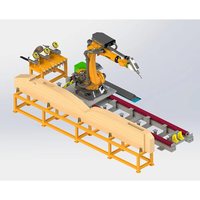 6 axes 12kw Hiteco Swing broche 360 degrés 6d CNC routeur gravure Robot bras Machine