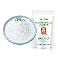 Poudre d'extrait de racine de réglisse de qualité cosmétique BSTBIO 98% Liquiritine en poudre
