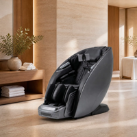 Fauteuil de massage à rouleaux zéro gravité, direct usine, AI 4D, double cœur chauffant, luxe, Shiatsu, pétrissage, étirement thaïlandais, flexible, SL Track, IA