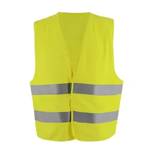 ZUJA manufacture Polyester Fabric with Anti-static Yarn safety Vest wholesale Lightweight road work safety vest