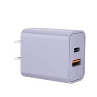 Prise murale universelle Usb c 40w Bloc de charge rapide Adaptateur secteur PD QC 2 ports Multiport Brick Type c Box Chargeur de voyage