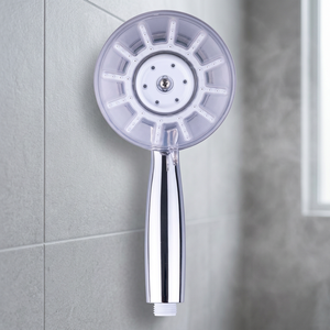 Soffione Doccia LED Galileo dal Design Moderno con Struttura in ABS e Acciaio Inossidabile e Montaggio a Sospensione - Product Image 3