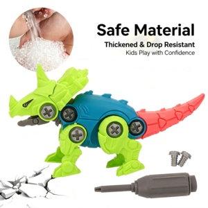 Juguetes de Huevos de Pascua, Huevos de Dinosaurio, Rompecabezas DIY para Niños, Juguete de Desmontaje y Montaje, Caja Sorpresa de Huevos Sorpresa, Temática de Animales de Plástico - Product Image 2