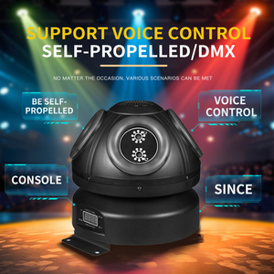 Projecteur <span class=keywords><strong>LED</strong></span> mobile 60W en forme de champignon avec 5 lasers rouges et bleus, projection DMX512, Ra90, en alliage d'aluminium, pour scène professionnelle, DJ, discothèque, fête - Product Image 3