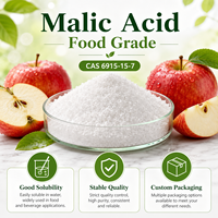 Meilleur prix, marque WMK, acide malique DL de qualité alimentaire pure à 99%, poudre CAS 6915-15-7