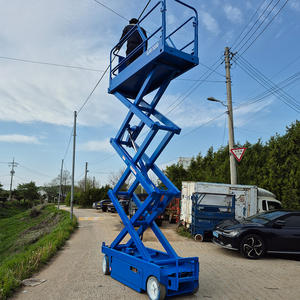 [MX] Plateforme élévatrice à ciseaux électrique d'occasion, hauteur de travail de 8,1 m, plateforme de travail en hauteur, table élévatrice mobile MX-8, moteur haute efficacité - Product Image 1