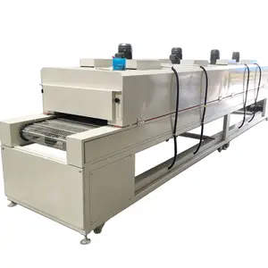 Infrared Ray Lamp Conveyor Tunnel Dryer For T-shirt Screen Printing With Preheating Cooling Zone