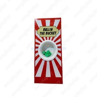 Jeu de lancer de balles en seau pour parcs d'aventure, fêtes foraines, stands de fête, jardins et événements, équipement d'amusement en PVC