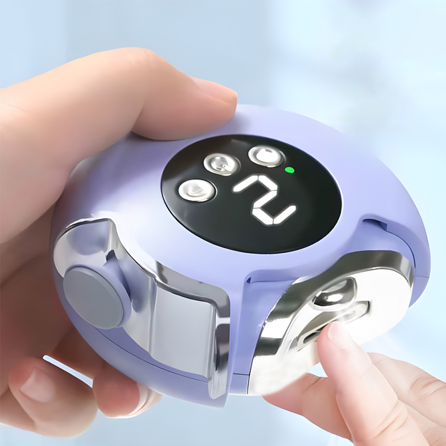 2 in 1 New Upgrade 360 Degree Rotating Automatic Electric Nail Trimmer and Polish USB Rechargeable Electric Nail Trimmer