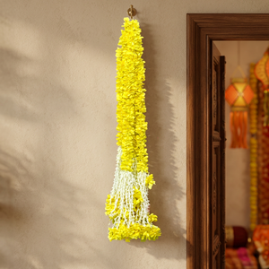 Guirnalda de Flores Artificiales Dhol Ladi con Soporte Decorativo de Hilo, Modelo AFF-Garland-10.1, Precio Rs.1200/10 piezas, Disponible en Varias Unidades - Product Image 3