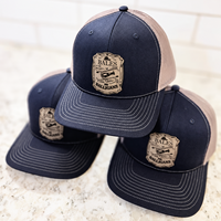 Casquette de camionneur respirante en maille de haute qualité avec logo personnalisé, style boucle, modèle 112