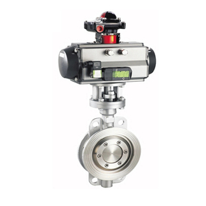 Válvula de Acero Inoxidable Tipo 304 Accionada Neumáticamente con Clasificación IP65, Tamaño de Puerto de 2"-12" para Agua/Gas/Aceite - Product Image 1