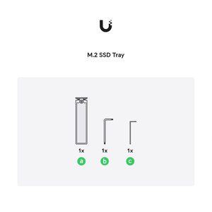 Ubiquiti UACC-SSD-Tray M.2 NVMe SSD Tray pour UCG Max Fiber Cloud Gateway Max SSD bracket Ubiquiti UACC-SSD-Tray W1380 - Product Image 3
