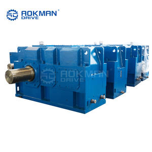 Boîte de vitesses conique hélicoïdale industrielle à arbre parallèle série H 1: 60 pour mélangeur de briquettes - Product Image 4