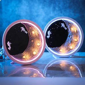 Lonvel nuevo diseño flotante astronauta espacio altavoz estrella <span class=keywords><strong>Luna</strong></span> altavoz con luces RGB creativas altavoz de Subwoofer inalámbrico Y-567 - Product Image 5