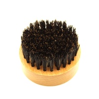 Kit de toilettage de barbe personnalisé avec logo : ciseaux de barbier, brosse à barbe, peigne en bois