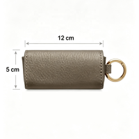 Porte-rouge à lèvres personnalisé en cuir PU, mini pochette de maquillage avec miroir, organiseur portable pour baume à lèvres, clip pour sac à main, cadeau