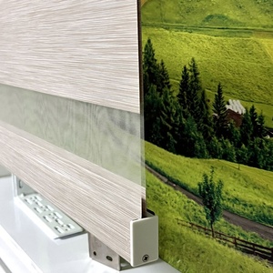 Hoàn toàn bao bọc vỏ ngựa vằn Rèm bóng râm văn phòng nhà chống nắng màn hình mềm rèm đôi rèm - Product Image 4