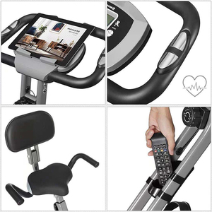 LADYGLOW Vente en gros de vélo de fitness vélo <span class=keywords><strong>stationnaire</strong></span> pour l'exercice à domicile <span class=keywords><strong>pliable</strong></span> vélo d'exercice à commande magnétique - Product Image 4