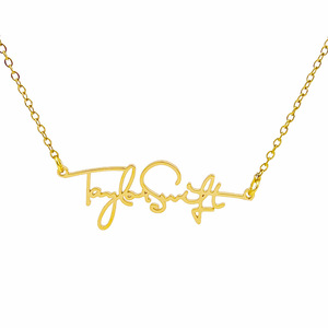 <span class=keywords><strong>Taylor</strong></span> <span class=keywords><strong>Album</strong></span> Carta en inglés Fan Merchandise Collar con colgante de acero inoxidable conmemorativo de una pieza Dropshipping al por mayor - Product Image 6