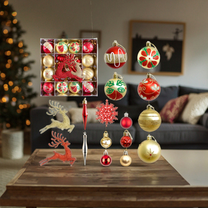 Adornos Navideños de Plástico con Logotipo Personalizado, Hechos a Máquina, de Alta Calidad, Impresión por Grabado, 6 Colores, Marca SuperZ - Product Image 5