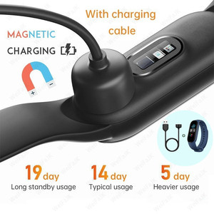 <span class=keywords><strong>M6</strong></span> Smart Watch Mujeres Niños <span class=keywords><strong>Smartwatch</strong></span> Monitor de ritmo cardíaco Deportes Fitness Pulsera para iPhone <span class=keywords><strong>Xiaomi</strong></span> Android Watch - Product Image 4