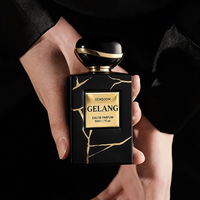Flacon de parfum personnalisé élégant 30 ml 50 ml Flacon de parfum carré en verre blanc 100 ml Flacon de parfum vide avec emballage boîte