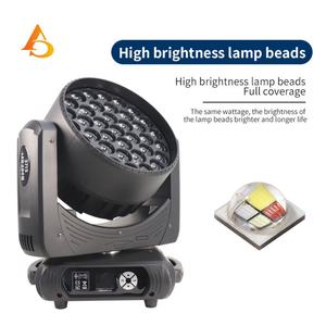 Luz LED Móvil con Zoom de Fábrica 37x18W, Efecto Ojo de Abeja, DMX 512, RGBW - Product Image 4