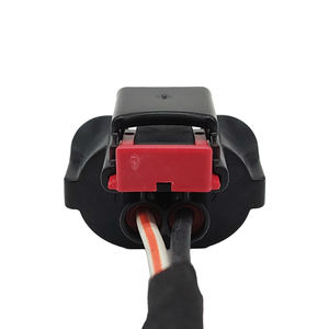 Conector de arnés de cables de seguro blanco claro para coche, carcasa impermeable adecuada para coche, 2 pines hembra, - Product Image 6