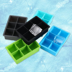 Moule à glaçons carré en silicone à 6 compartiments, à démoulage facile, idéal pour la maison – Vente flash - Product Image 2